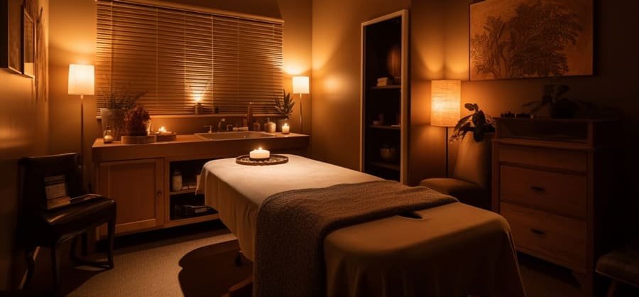Spa and wellness room at Codename T Square, Tathawade, Pune — indicative amenity render