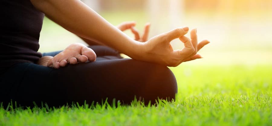 Yoga and meditation deck at Codename T Square, Tathawade, Pune — indicative amenity render